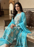 Embroidered Lawn Suit with Dupatta