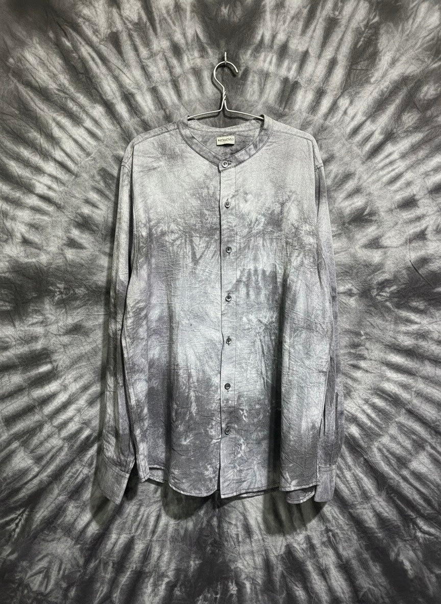 Elnore Clothing Men's Mandarin Collar Casual Shirt