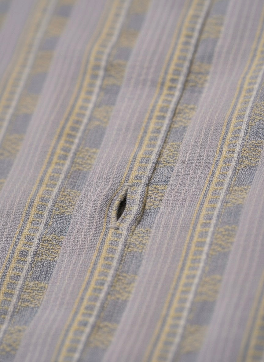 Elnore Men's Formal Slim Fit Stretch Stripes Luxe Shirt Slim Fit