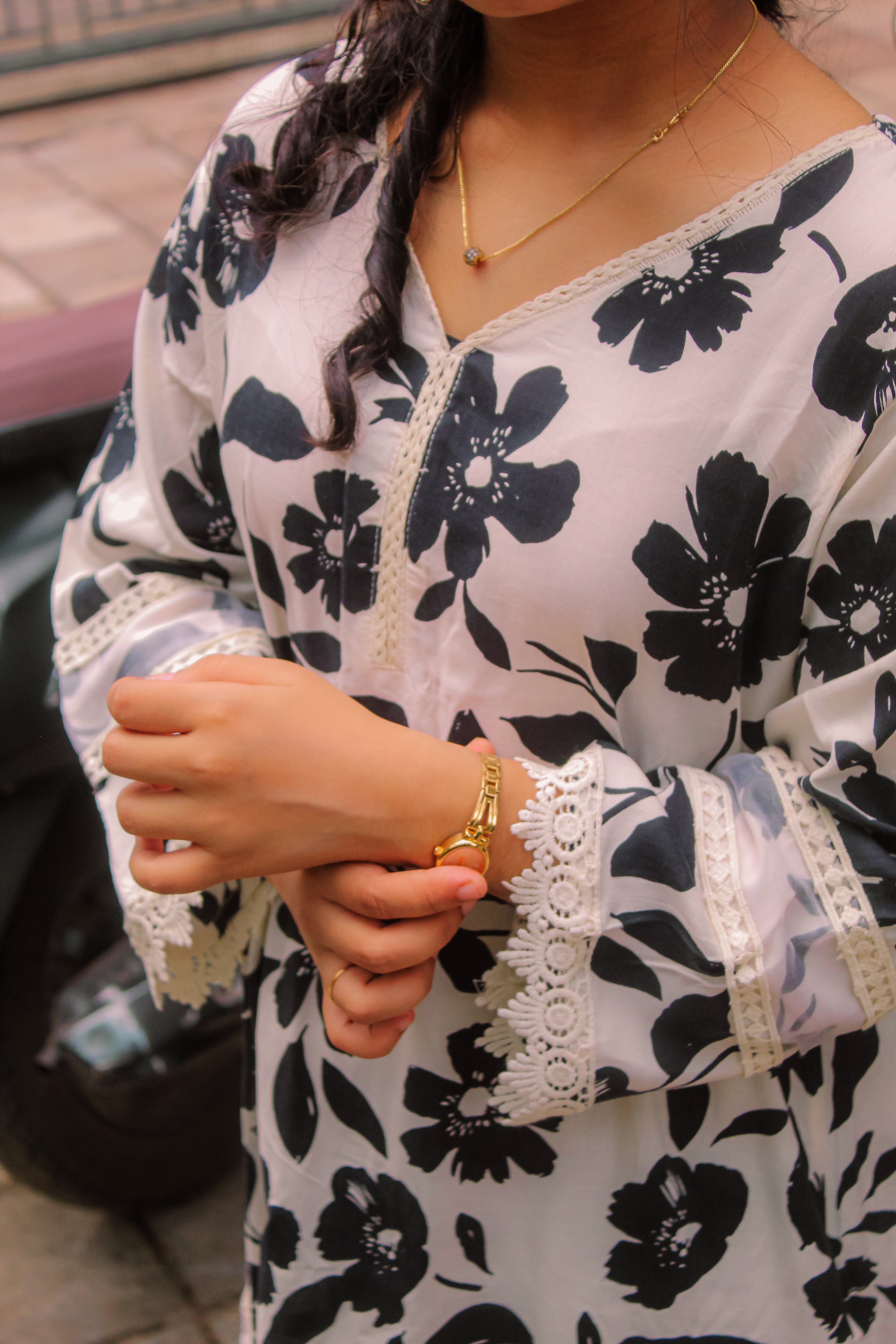 Elnore flower printed tops for women's