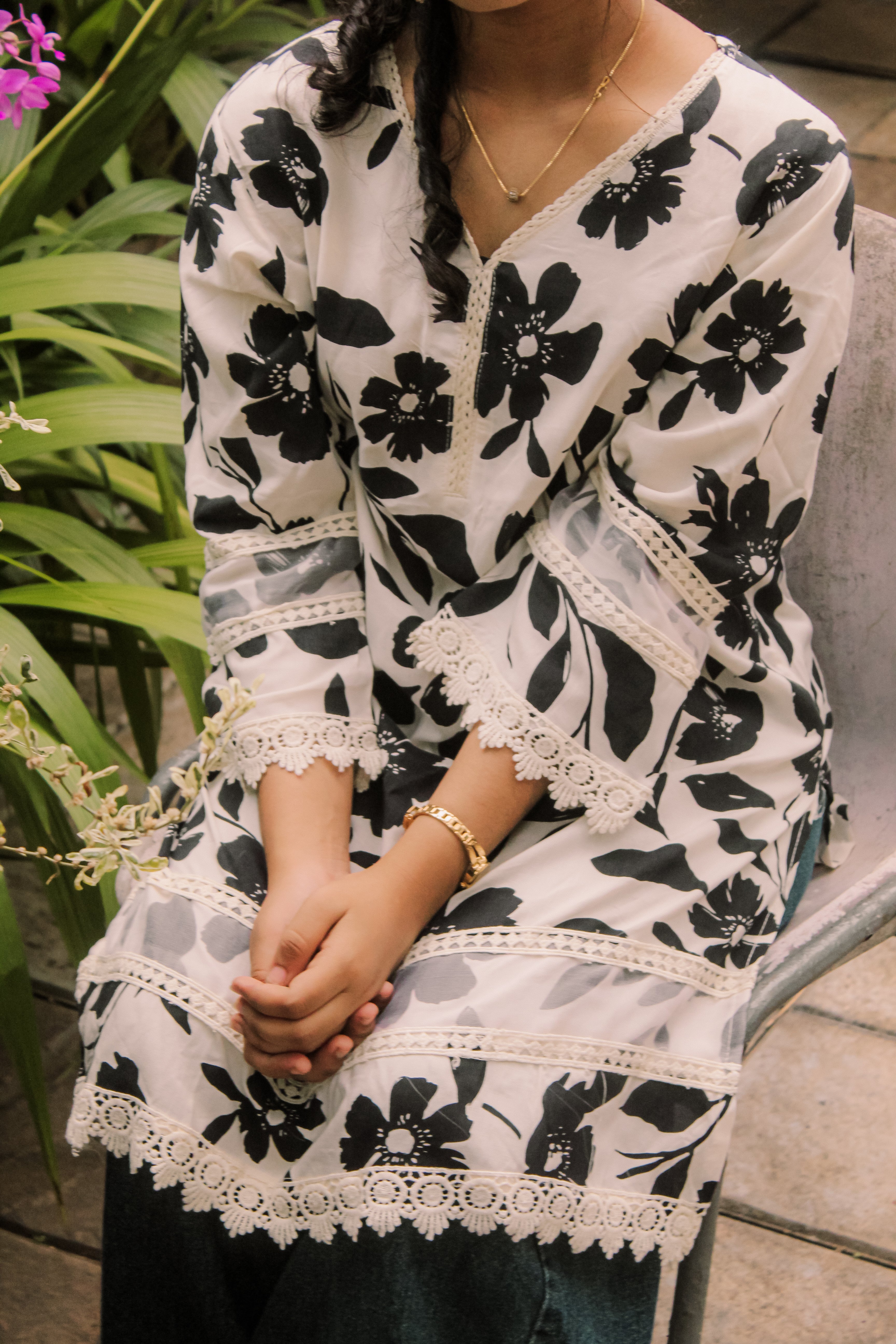 Elnore flower printed tops for women's